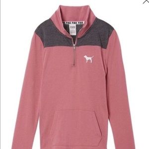 Victoria secret pink quarter zip Clearance